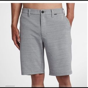 Hurley flat front gray dress shorts size 30